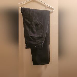 American Eagle Black Denim Mom Jeans Size 8R